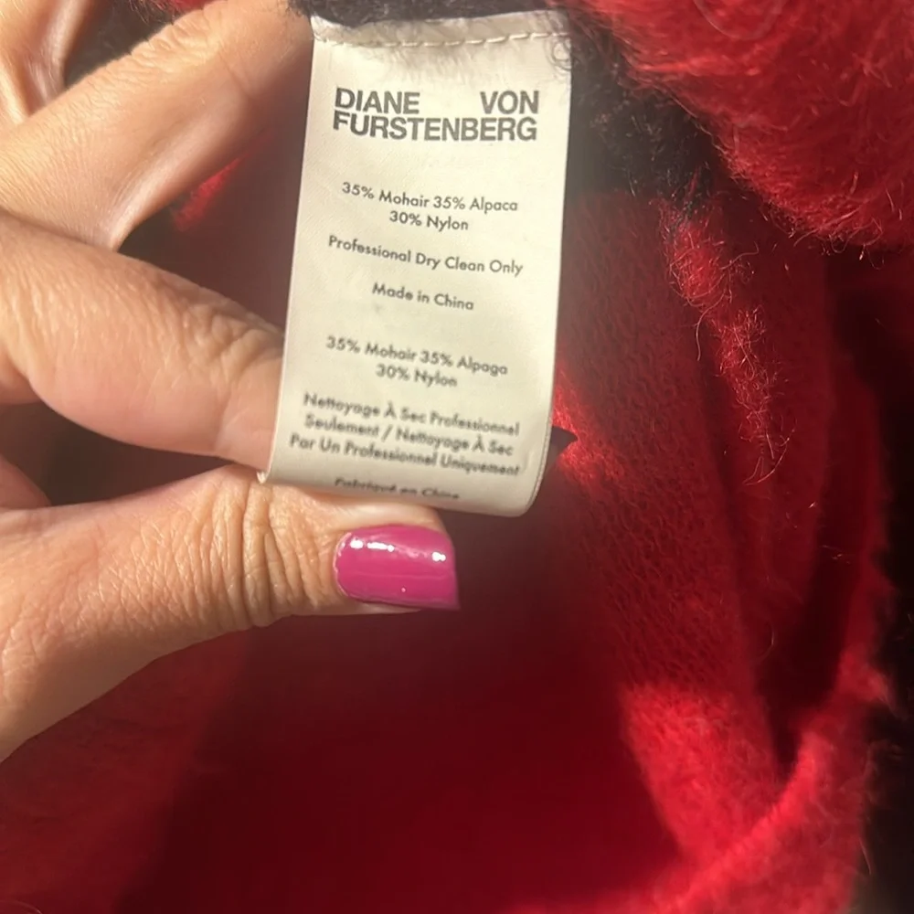 Alpaca oversized sweater DVF - Picture 3 of 4